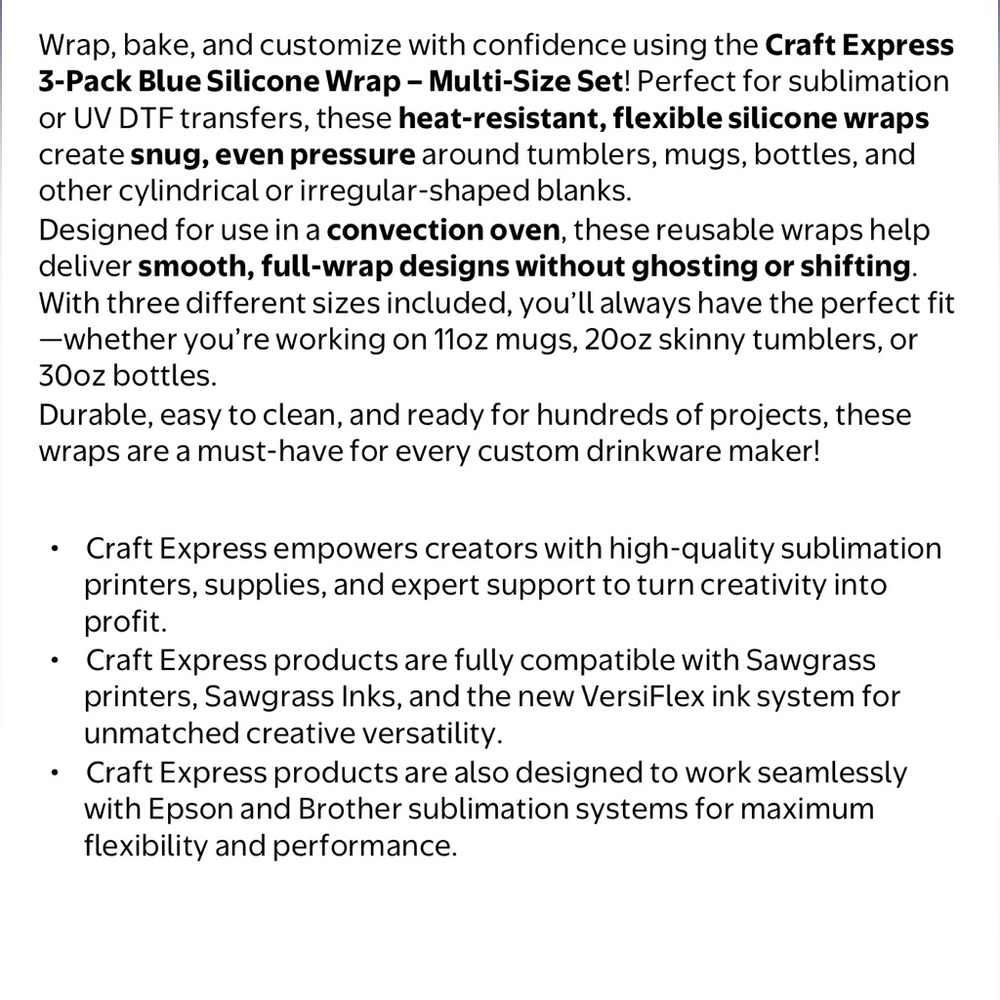 Blue Silicon Wrap for Mug Press and Tumbler Press - Picture 14 of 16